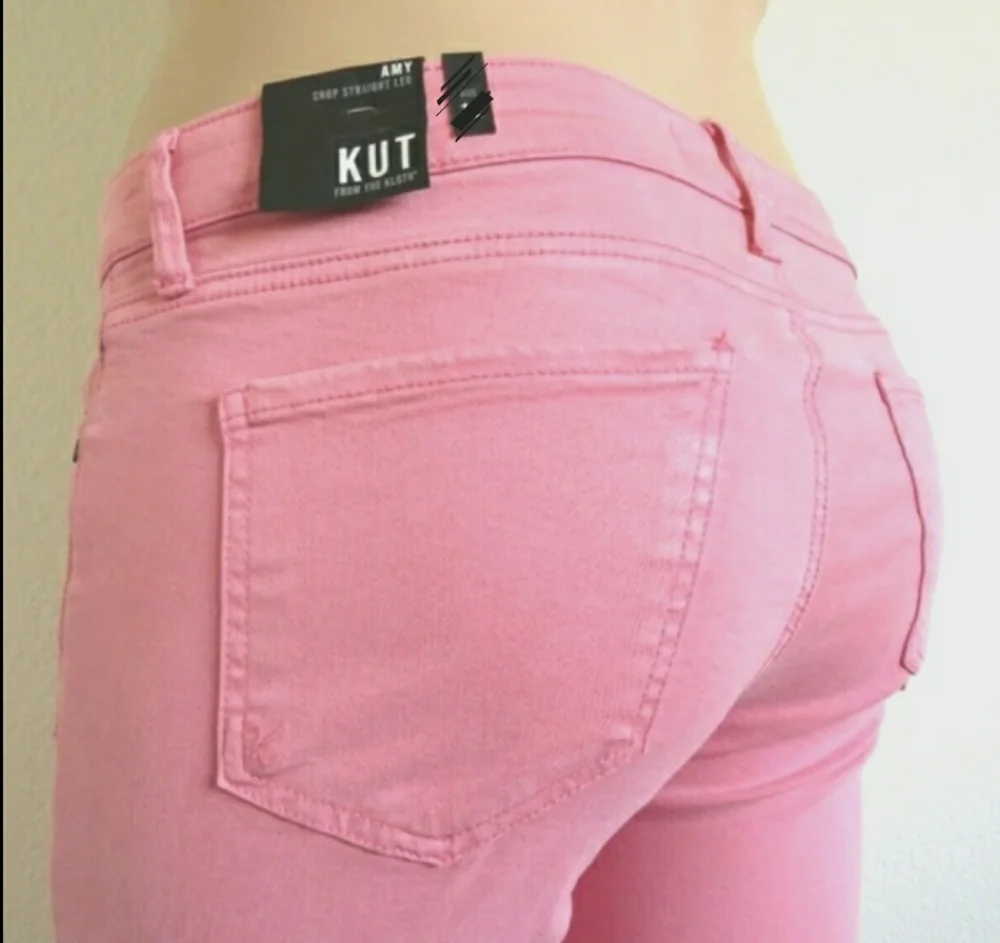 KUT from the KLOTH Jeans Crop Straight Leg Size 16 NWT